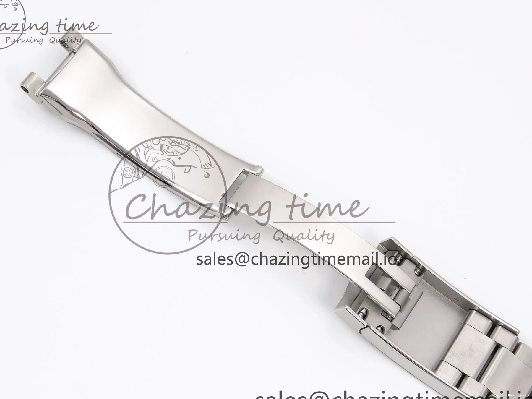 0509 GoodFit DateJust 41 126334 EWEF Best Edition Gray Dial Green Roman on Oyster Bracelet A 1054